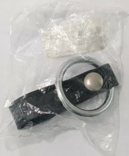 DUTYMAN 2131N CLARINO Leather 1-1/2" Steel Ring Baton FLASHLIGHT HOLDER LOT OF 2