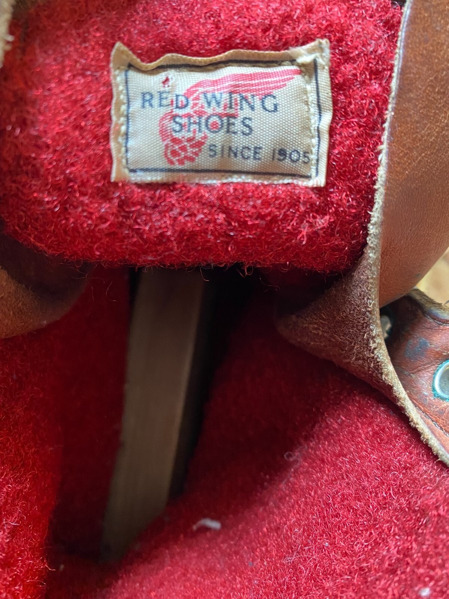 Vintage 60's Rare Redwing 877 MOC-TOE discontinued, woolen lined