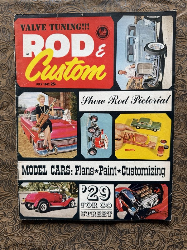 ROD & CUSTOM magazine July 1962 FREE SHIPPING
