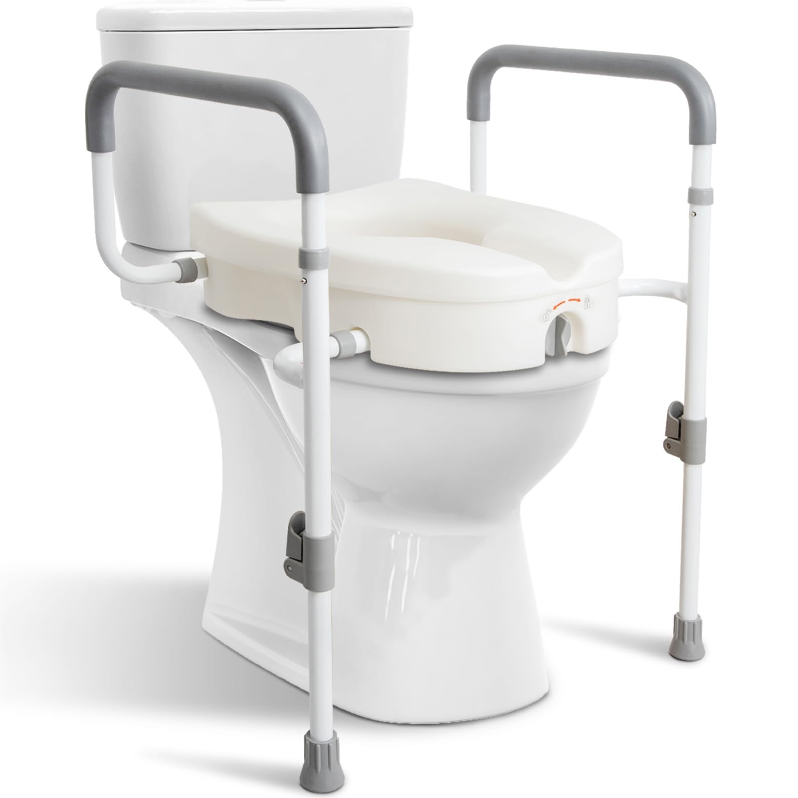 With Handles For Elderly - Toilet Seat Risers For Seniors ..
