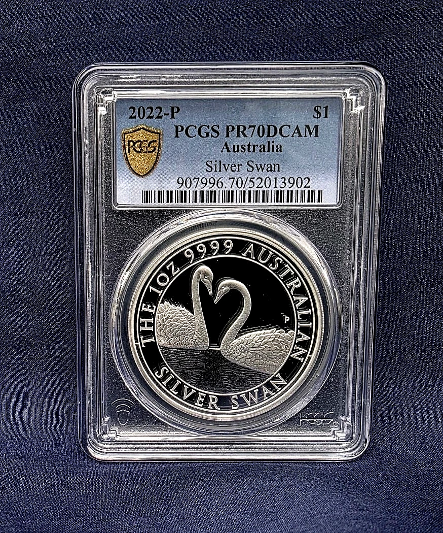 Silver PCGS Certified PR 70 Graded Australian Commemorative Coins