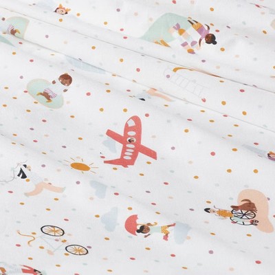 Twin Size Cotton Kids' Sheets & Pillowcases Pals - Pillowfort - NEW