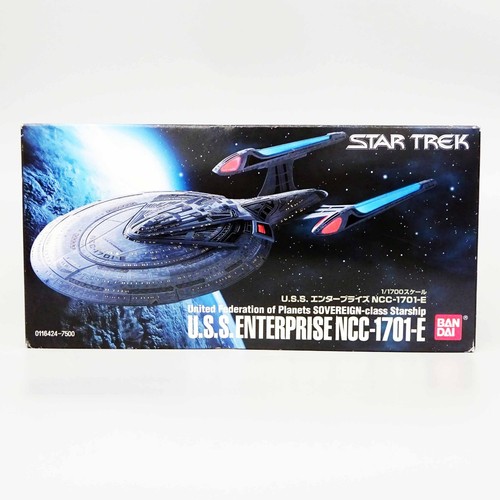 Star Trek 1/1700 U.S.S. ENTERPRISE NCC-1701-E Plastic Model Kit BANDAI Japan New - Picture 14 of 15