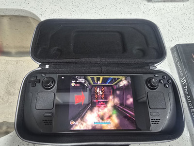 Valve Steam Deck OLED 512GB Black Handheld Console + 1.5TB Micro SD Bundle