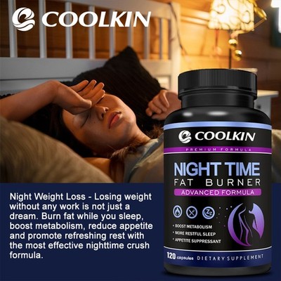 Night Time Fatburner - zur Unterstützung beim Abnehmen, Schlafmittel