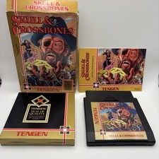 Skull & Crossbones Tengen Game - CIB w/No Reg Card - UNTESTED - Read Description