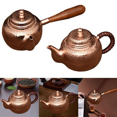 Kupfer Teekessel für Herdplatte zum Kochen Maschine Teegeschirr Zubehör mit Tee