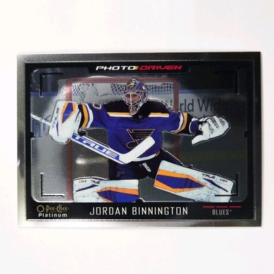 2021-22 O-Pee-Chee Platinum - Photo Driven Jordan Binnington #PD-5