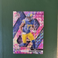 Panini 2025 Mosaic Davante Adams Camo Pink Mosaic Prizm #38 Rams NFL Football