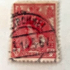 Nederland Queen  Wilhelmina Vintage Stamp