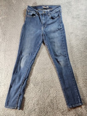 Levi s 721 High Rise Skinny Jeans Women s Size 29 Blue Stretch Denim