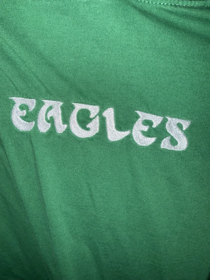 Мужская футболка с капюшоном New Era Kelly Green Philadelphia Eagles XL с длинным рукавом - Изображение 2 из 4