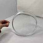 Vintage Pyrex Clear Glass Round Casserole Lid 475 C Tab Handles MCM for 8in Dish