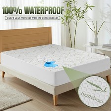 Utopia Bedding Waterproof Mattress Protector Queen Size Bed, Premium 200 GSM...