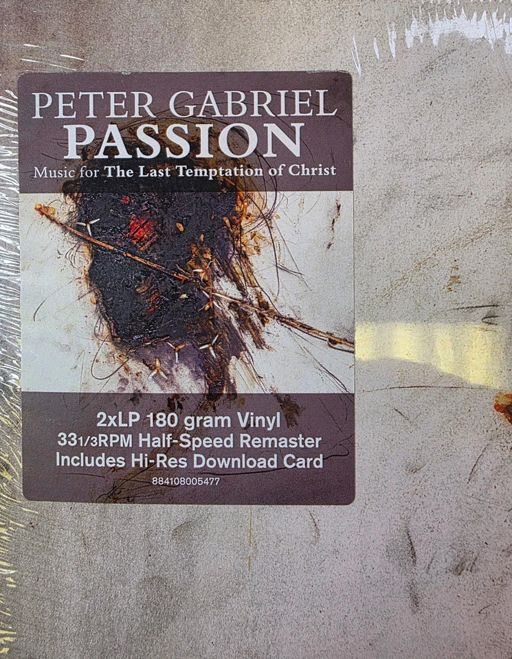 Peter Gabriel Passion LP Vinyl Record 2 x half speed Remaster 180 gram reissue Foto 2 de 4