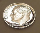 1962 Gem CAMEO  Proof Dime 90% Silver Outstanding Luster  #507 ~ 4