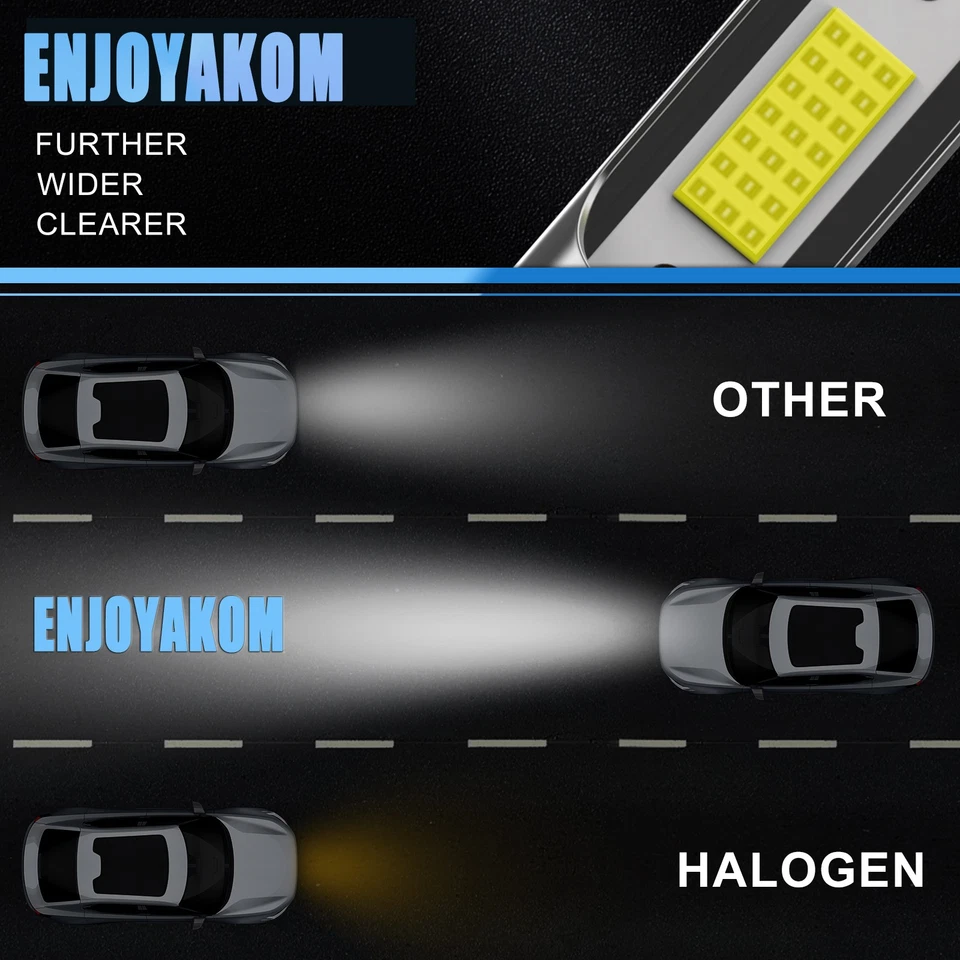 Combo faros LED 9005+9006 bombillas de haz alto/bajo para Chevy Trailblazer 2002-2009 Foto 4 de 4