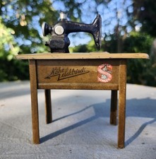 Antique Pre-War German Metal Singer Electric Sewing Machine Coin Piggy Bank