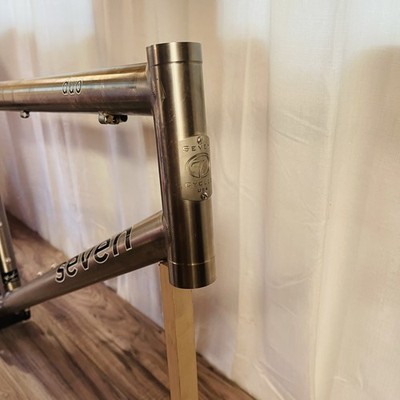 Seven Cycles Duo Handbuilt Titanium Full Suspension Monolink Frame