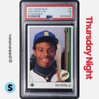 1989 UPPER DECK #1 KEN GRIFFEY JR. STAR ROOKIE RC PSA 5