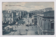 BARI CORSO VITTORIO EMANUELE - CARTOLINA VIAGGIATA PER BRINDISI 1916