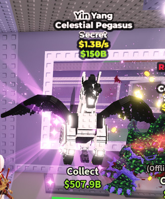 yin yang celestial pegasus Super rare  Steal A Brainrot