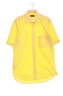 BOSS HUGO BOSS Kurzarm-Hemd Baumwolle 38 mango