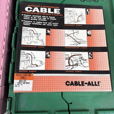 (1) Cable-all! 04133 Pioneer CA-8447 Carburetor Accelerator Cable Nos Y184 OEM