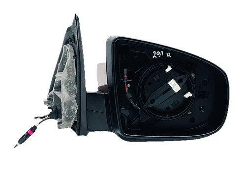 07-13 BMW E70 X5 Right Passenger Side View Power Fold Mirror Camera Red OEM