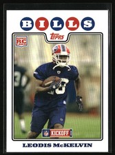 2008 Topps Kickoff #219 Leodis McKelvin