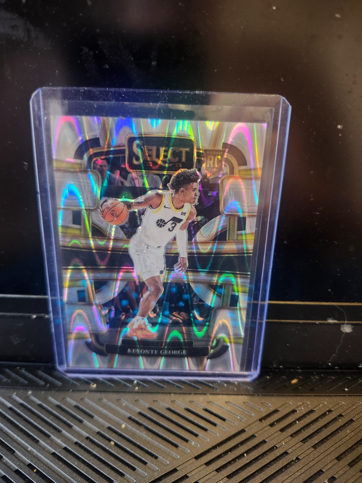 2023-24 Panini Select - Concourse Keyonte George #75 Tectonic Prizm (RC)