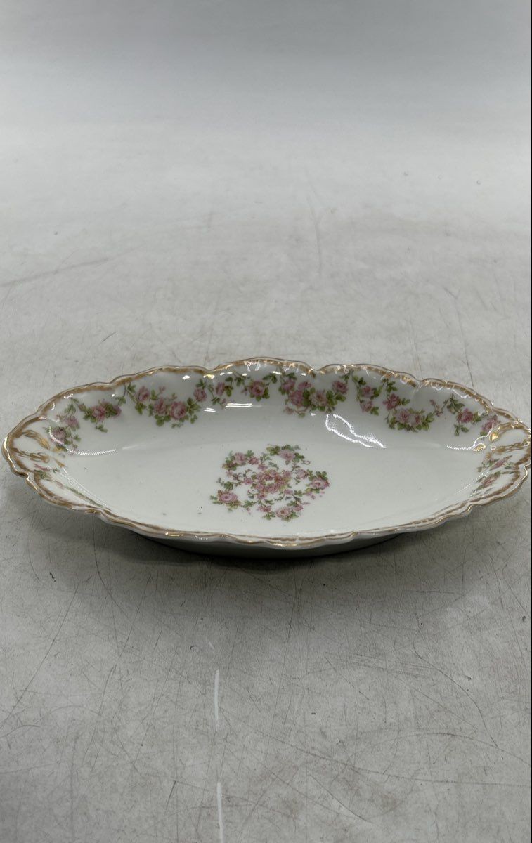 Antique Haviland Limoges Scalloped Sugar Bowl & Pitcher And Tea Cup ...