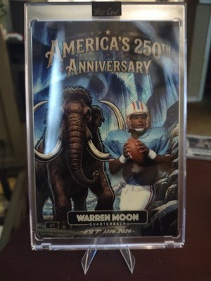 Warren Moon💥NEW 2026 MAMMOTH WILD CARD AMERICA’S 250th ANNIVERSARY 🔥 1/1