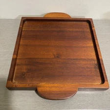 THE CELLAR MACY’S WOOD Square Serving Tray 8.25”