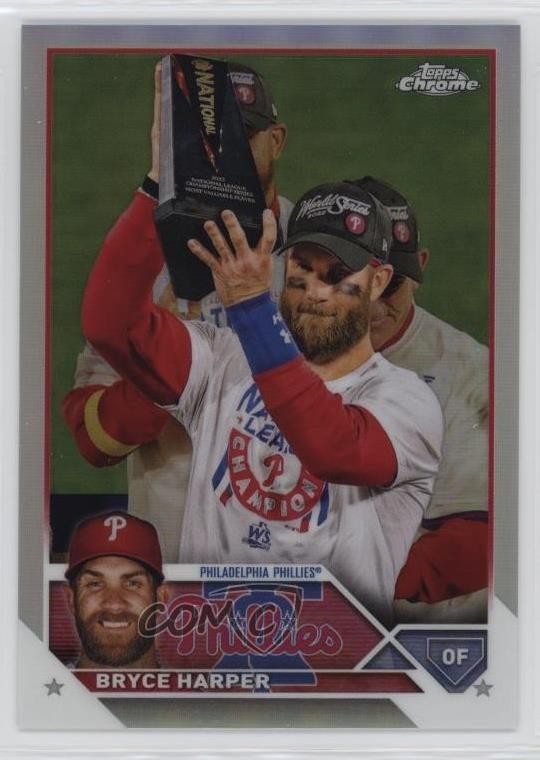 2023 Topps Chrome Image Variation SP Image Variation Bryce Harper #3 0kz8