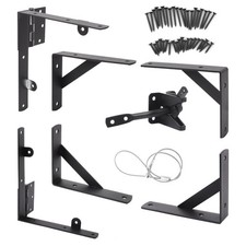 Fence Gate Kit, Anti Sag Gate Kit for Wooden Fence; Heavy Duty Gate Kit with ...