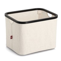 Textil-Organizer Cremeweiß Zeller, Bambus, 40 X 33 X 30 Cm