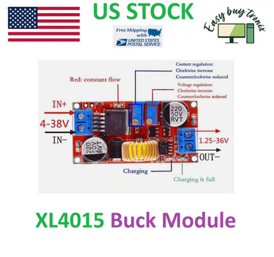 5pcs XL4015 5A DC Buck Step Down Voltage Converter Constant Current Power Module