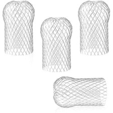 Fallrohrschutz, Aluminium Filtergitter, 4 St&uuml;ck, Laubschutz, Dachrinnen