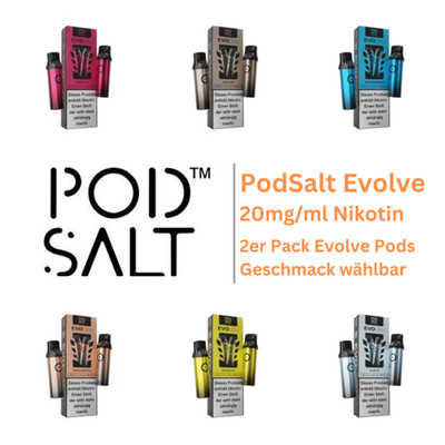 Pod Salt Evolve Prefilled Pod (2er Pack) - Vorgefüllte Podsalt Pods 20mg/ml