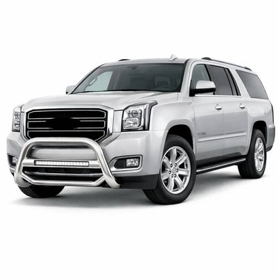 Black Horse Max Beacon Bull Bar No skid plate SS fit 2015-2020 GMC Yukon XL