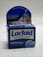 Lactate Lactase Enzyme Supplement 120ct EXP: 09/26