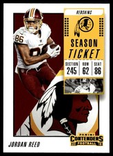2018 PANINI CONTENDERS JORDAN REED #3 WASHINGTON REDSKINS 3788