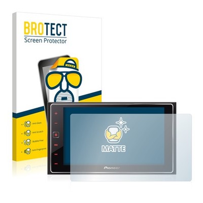 2x Schutzfolie Matt für Pioneer SPH-DA120 Displayschutz Antireflektierend