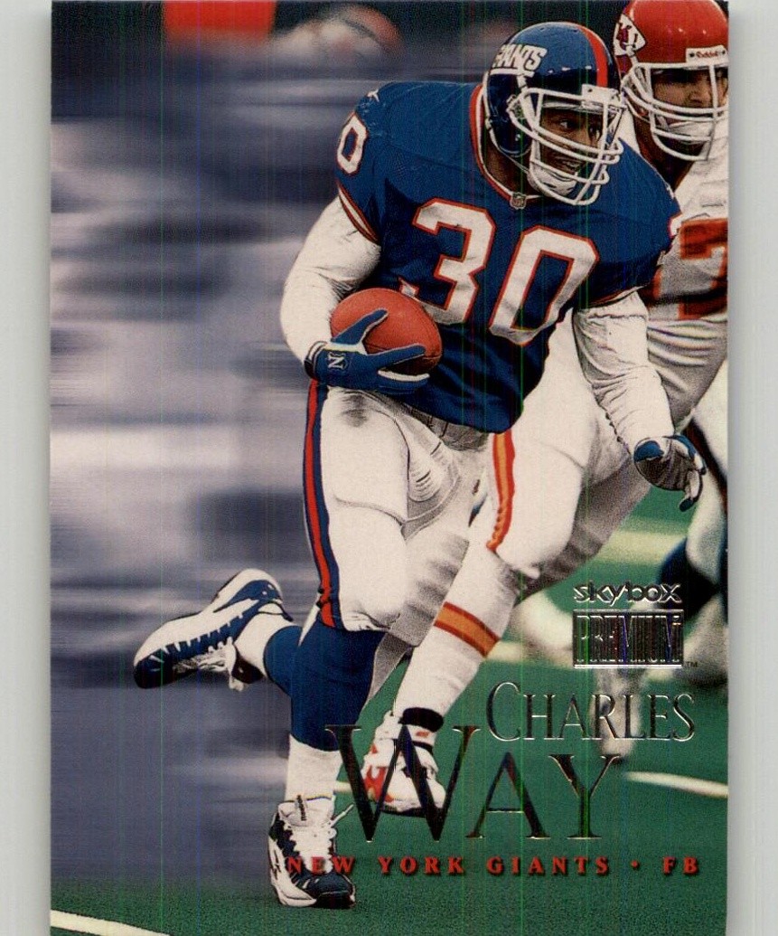 1999 SkyBox Premium Charles Way #36 New York Giants
