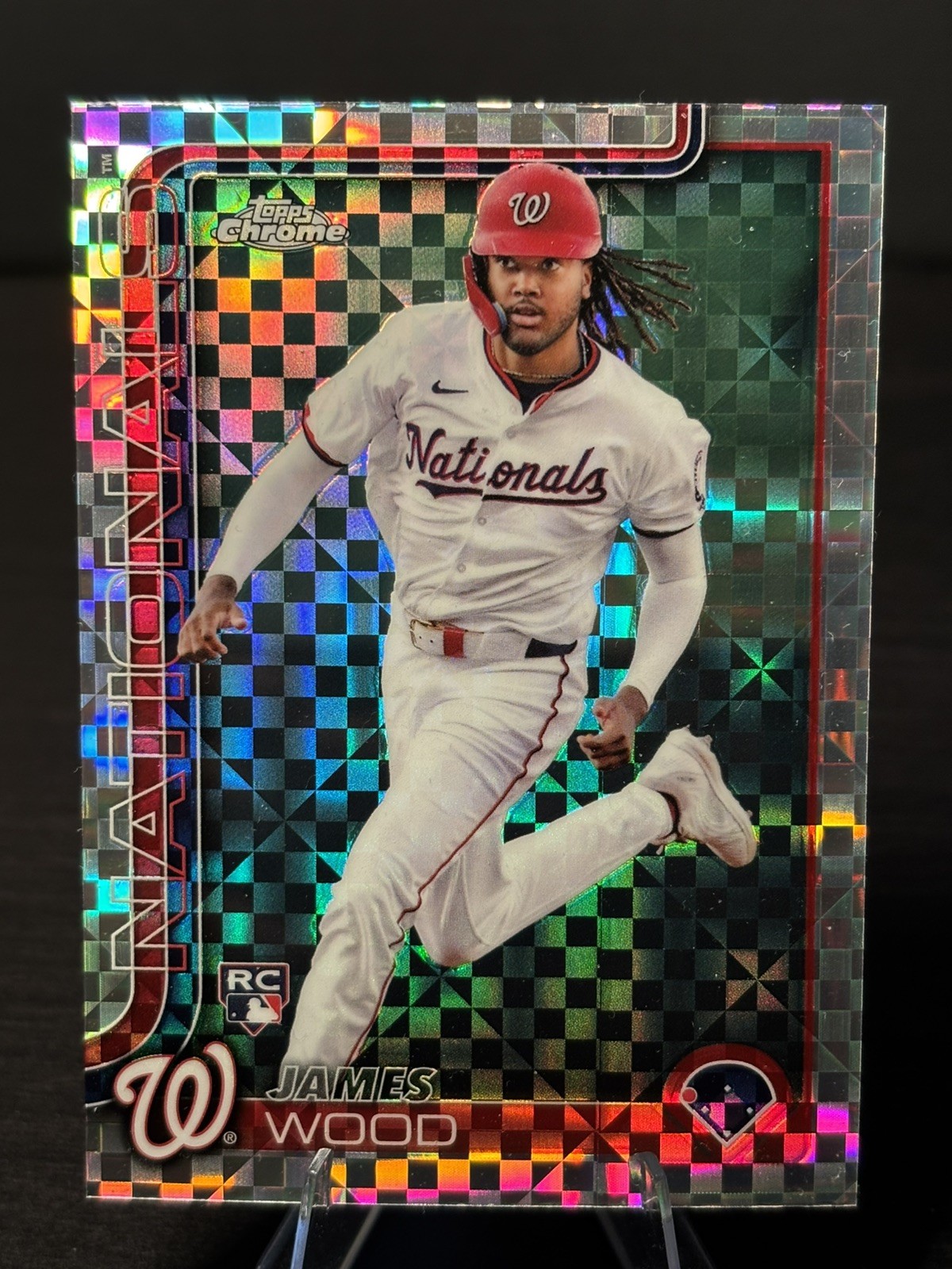 2025 Topps Chrome - James Wood #132 X-Fractor (RC)