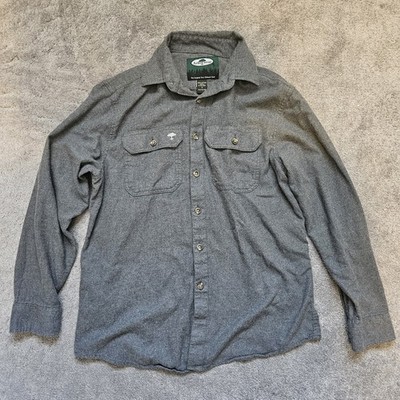 Arborwear Grey Shirt Mens S Double Pocket Tree Climber 100% Cotton