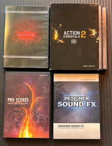 Video Copilot: Evolution, Action Essentials 2, Pro Scores, Designer Sound FX