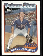 1989 Topps #233 Gregg Jefferies RC Rookie Baseball Card 0302G. rookie card picture
