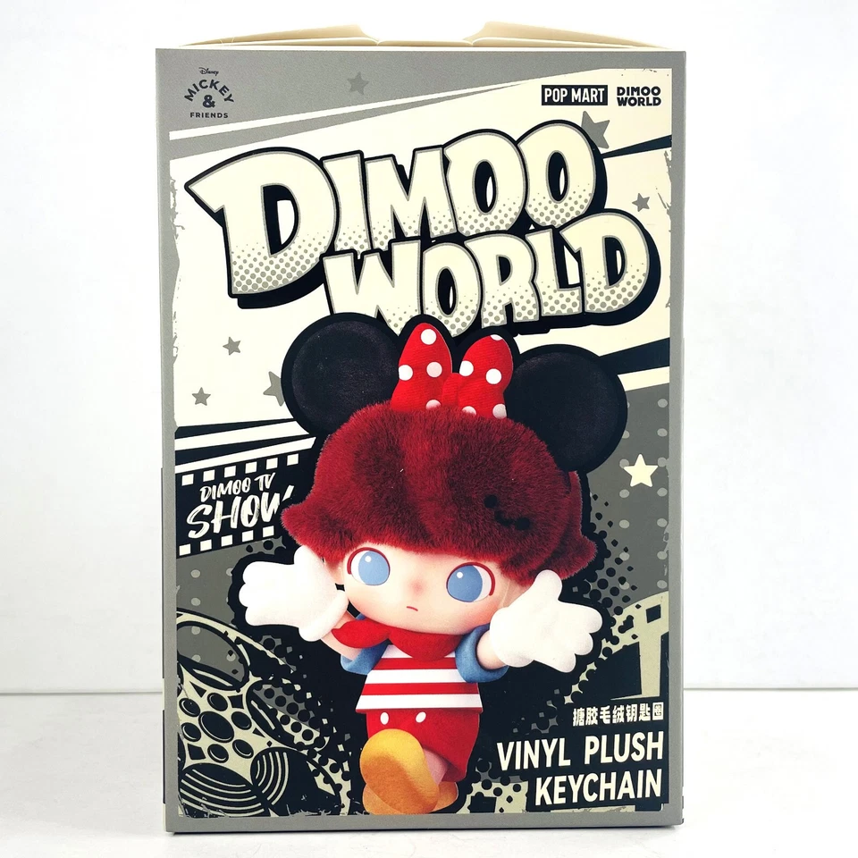 Authentic Dimoo World x Disney Series Blind Box Vinyl Plush Keychain Toys Dolls - Image 2 of 4